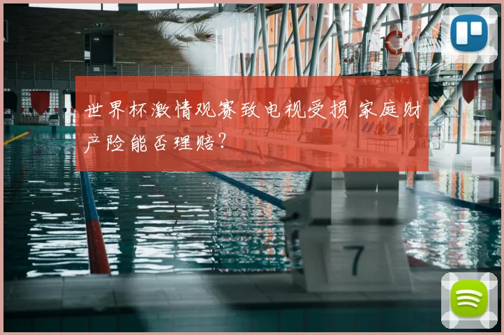 世界杯激情观赛致电视受损 家庭财产险能否理赔？